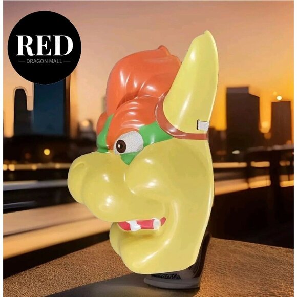 NINTENDO SUPER MARIO BROS BOWSER ADULT MASK COSPLAY HALLOWEEN COSTUME - Picture 6 of 7